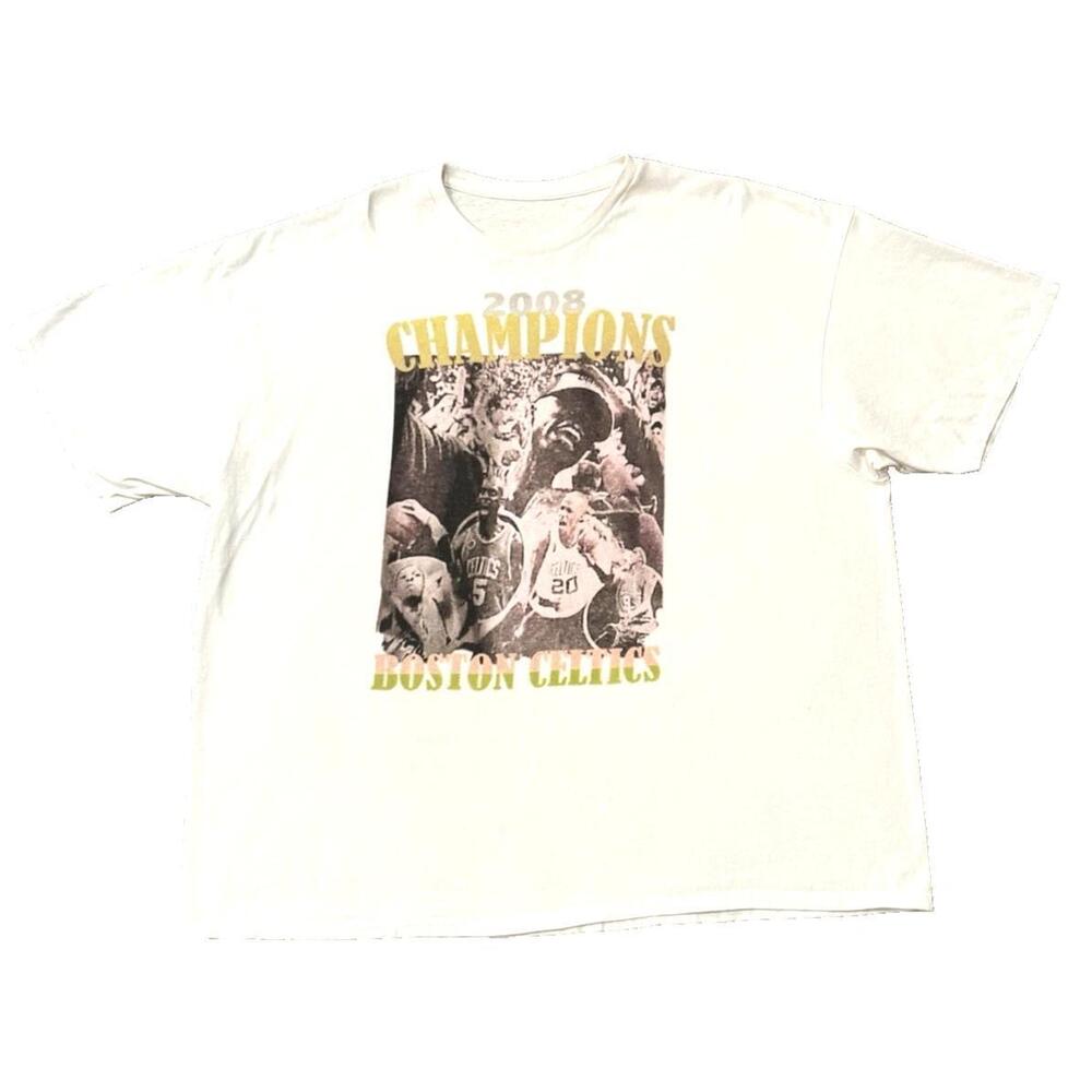 Boston Celtics Champions T-Shirt Mens 2  Finals Graphic Tee